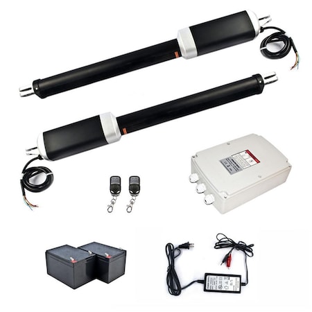 Tepee Supplies Back up Kit Swing Gate Opener for Dual Swing Gates up to 1700 lbs TE3310772